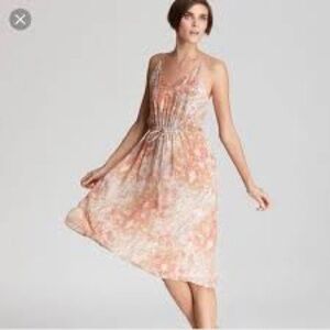 Joie Oasis Floral Silk Sundress Sleeveless Midi